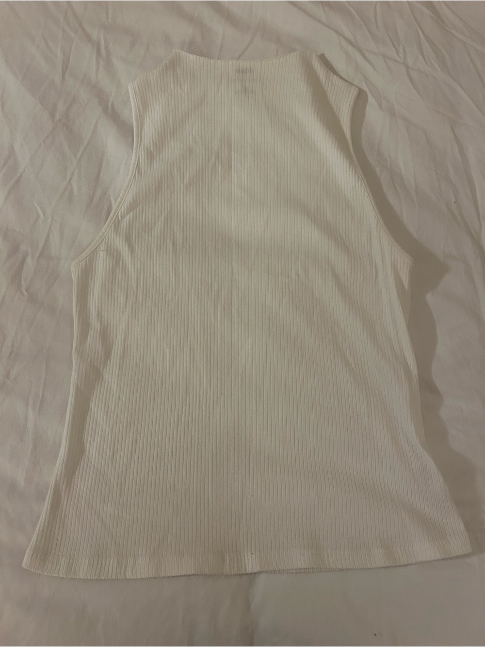Anthropologie Ribbed Tank Top - Ivory